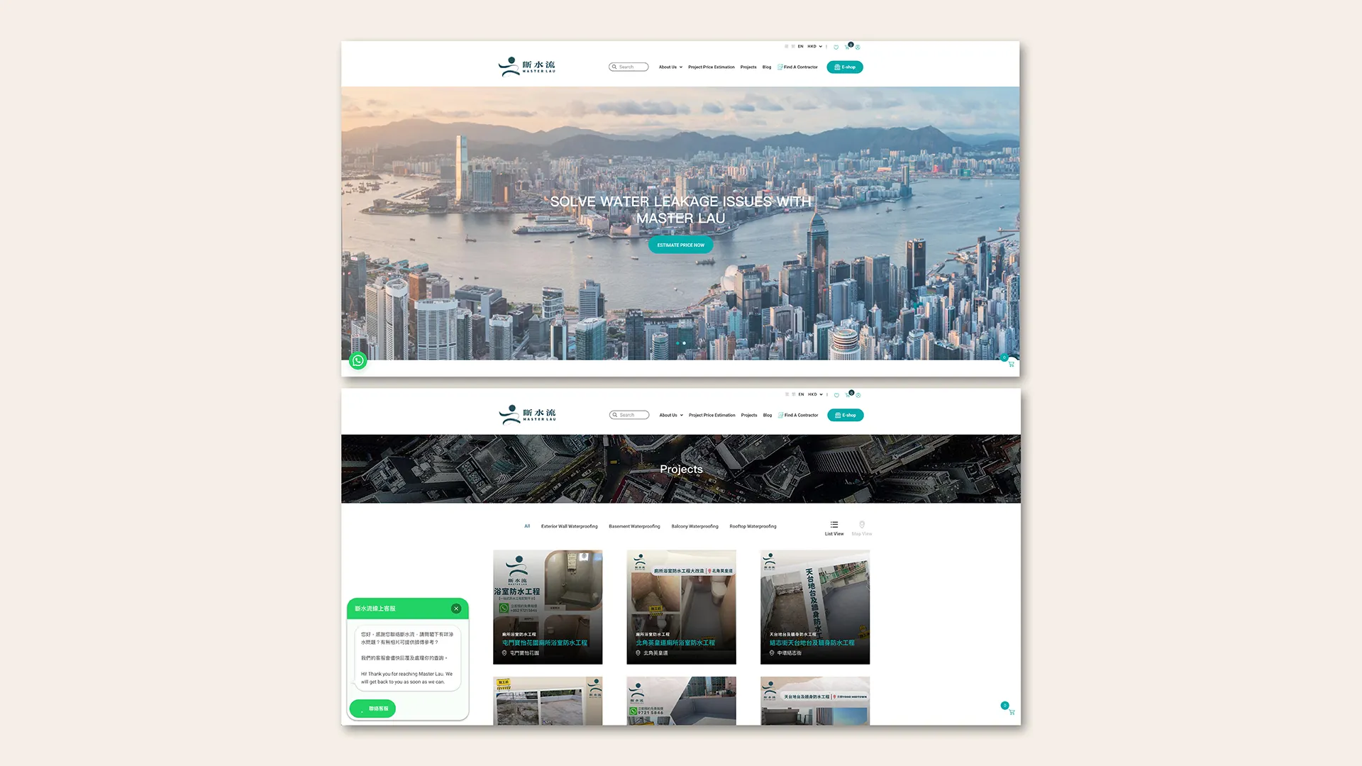 ARDEX HONG KONG LIMITED Master Lau Website maintenance