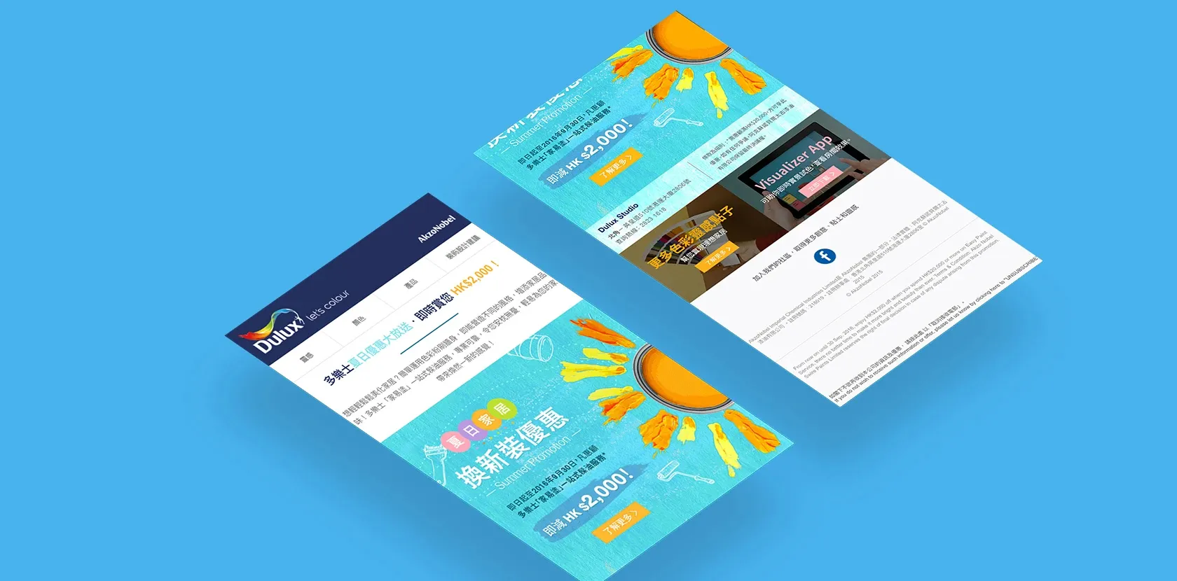 DULUX SUMMER PRINT AND EDM PROMOTION