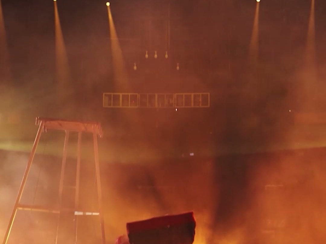 Live-action shoot: stage and performance